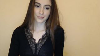 snowww_white finger teasing from the inside of his vagina