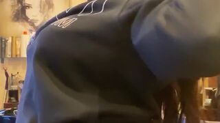 islandgalchanel onlyfans  green haired sweater cuddles