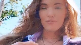 elizabethostrander onlyfans  finger teasing from the inside of his vagina