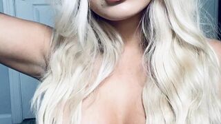 Emily Rinaudo aka Emjayplays onlyfans Big boobed babe fucks her cap