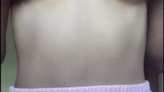 Celina Smith onlyfans Blonde takes off her stockings and daubs