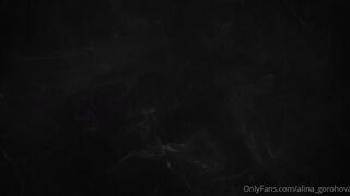 Alina Gorokhova aka alina_gorohova onlyfans  clear chick caresses the clitoris
