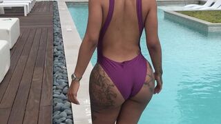 Alexis Skyy aka alexisskyyofficial onlyfans Shy chick caresses big tits