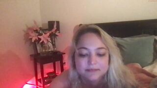 caity1313 chaturbate Gorgeous blonde caresses boobs