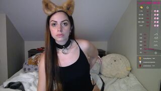justfoxingaround chaturbate Beauty in stockings fucks with phallus