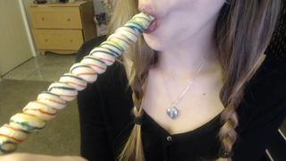 MissAlice_94 hot whore kneads pussy with a strap-on