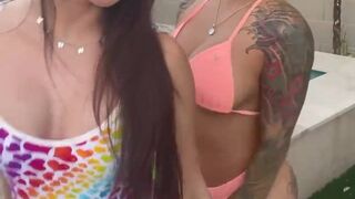 Kiara Moon aka kiaramoontv onlyfans Busty latina masturbates with a pussy