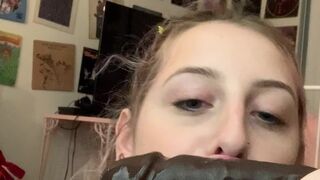 melodyparker69 onlyfans Crazy Quaint caresses shaved cunt