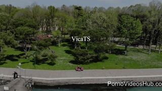 VicaTS onlyfans Dark haired babe masturbates pussy with vibrator