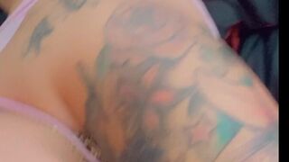 Stephanie Villagomez aka Tiff08 aka misstiff onlyfans Curvy slut caresses pussy through panties