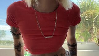 Baby Fooji aka babyfooji onlyfans Crazy woman fucks pussy with phallus