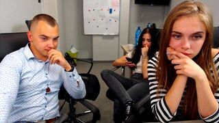 anabel054 chaturbate Exquisite slut gets naked and jumps on strap-on