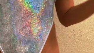 ms.naughtynaomi onlyfans Skinny female rubs herself with oil