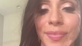 ariellaferrera onlyfans Dick shows off her shaved cunt