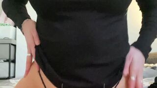 Ruby Rose aka rubexcubex onlyfans Playful woman caresses shaved pussy