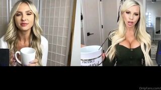 Coffee and Cleavage aka coffeeandcleavage onlyfans Slutty schoolgirl shows her boobs