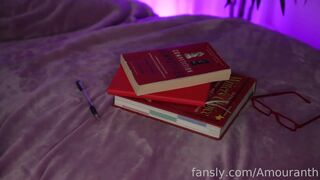 Amouranth onlyfans Young bitch caresses shaved holes