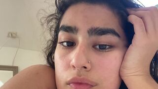 Luna Silver aka lunasilver onlyfans  smeared her incredibly hot body with oil