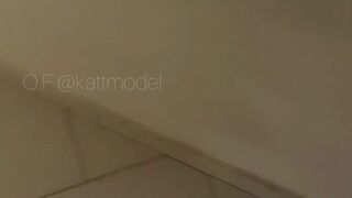 kattmodel onlyfans Stocking beauty fucks her shaved cunt