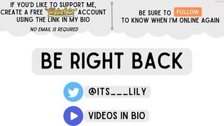 its_lily chaturbate 19-03-2022 performance Latest sex show