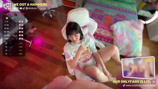 obokozu chaturbate Confused pulls both holes