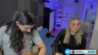 kkandcc chaturbate Charming lady masturbates without taking off her panties