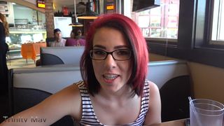 TrinityMay33 manyvids public flashing breakfast 3 porn stores