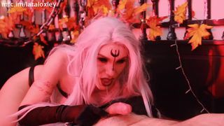 Lara Loxley manyvids Dark Elf Dominates Cock Swallows