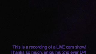 Natasha Grey ManyVids DP For 19 Year Old In Red Thigh Highs