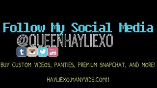 Hayliexo ManyVids Hitachi Cum Panty Stuff