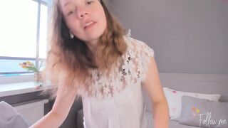 charmelina chaturbate  gets pleasure