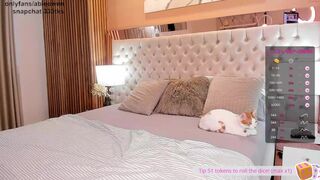 abie_owen chaturbate Busty babe caresses shaved holes