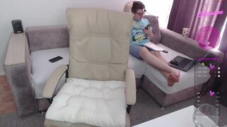 sex_space chaturbate Red-haired beauty fucks her pussy