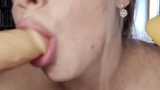 Saharok-20 Cute girl sucks penis