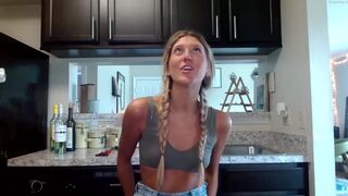 addisonvodka Blonde passion fingering both holes