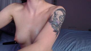 anibutler Tattooed beauty sucks penis