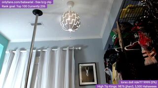 babeariel  jerking shmonku on the background of New York