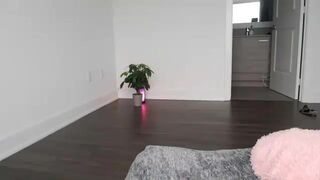 angelinheat Brunette in stockings rides sex toy