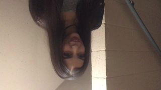 ChloeNight ManyVids pov stairs public fingering