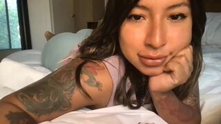 quantumrealm1 Naughty lady fingering pussy in nature