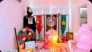 agostinha_red Brunette in stockings rides sex toy