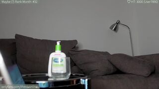 vivianwest  jerking in the car