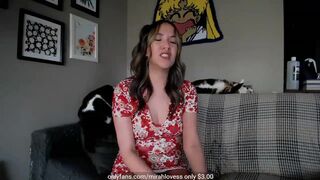 mirah Sexy female agreed to group sex at home