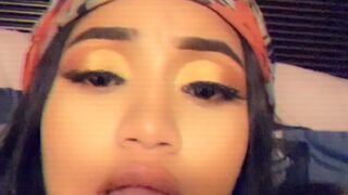 Aaliyah R aka aaliyahinc onlyfans  beauty sensually satisfies her pussy