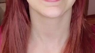 Barkformentalhealth onlyfans crazy chick caresses sex lips