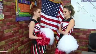 clips4sale Primal Fetish - Athena Farris and Lacey Lennon Yearbook Photos for the Cheer Captains 360p