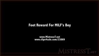 clips4sale Mistress T - Foot reward for MILFs boy 720p