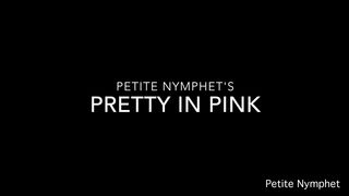 Petite Nymphet pretty in pink