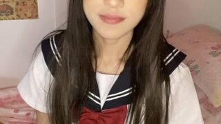 sleepyfae onlyfans busty bitch fucks her shaved pussy