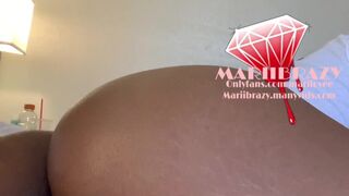 Real Brazy aka realbrazy aka marilovee onlyfans naughty queen masturbates pussy with phallus